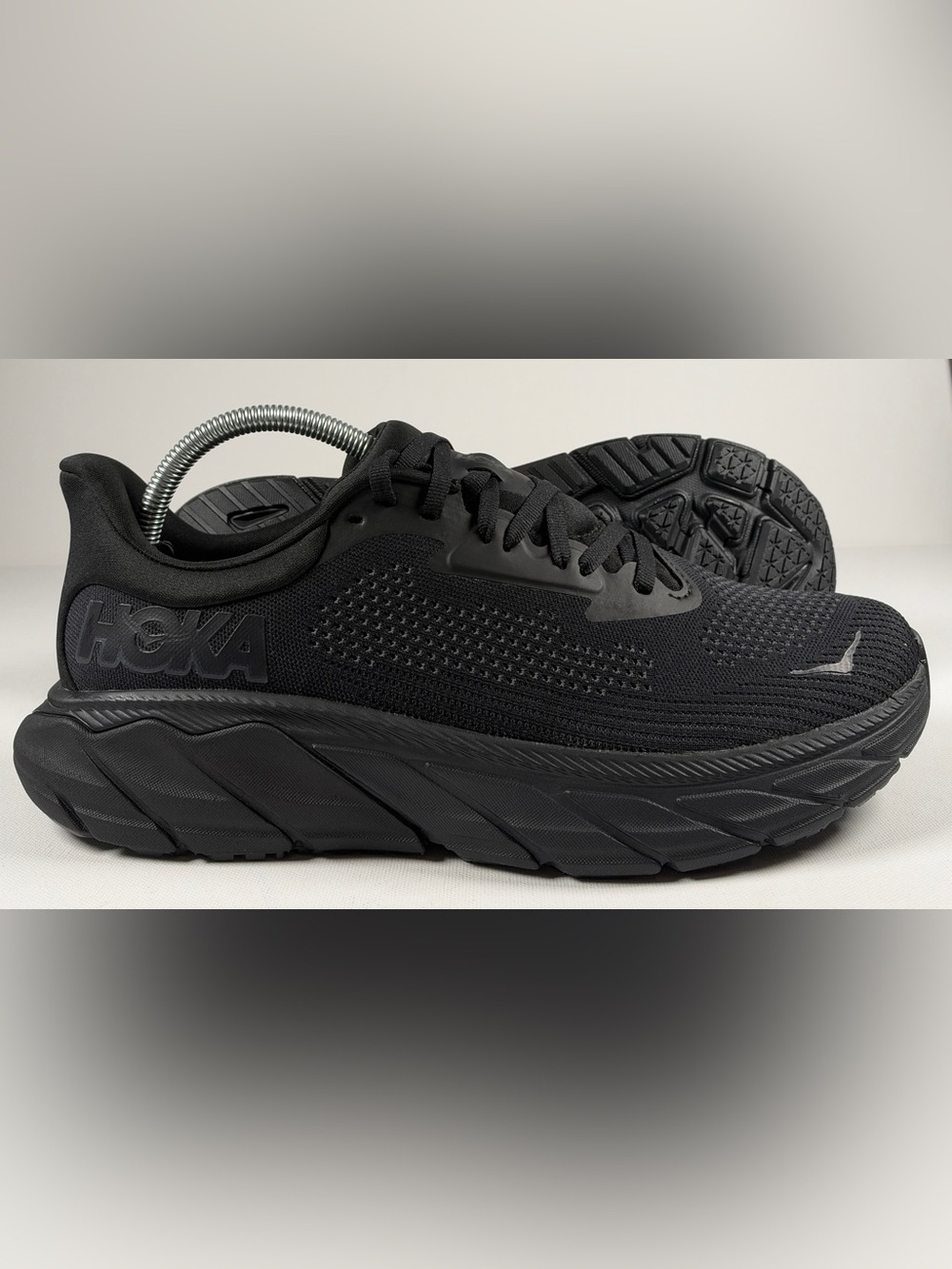HOKA One One Arahi 7 Women's Running Shoes Black/Black, Size 10B